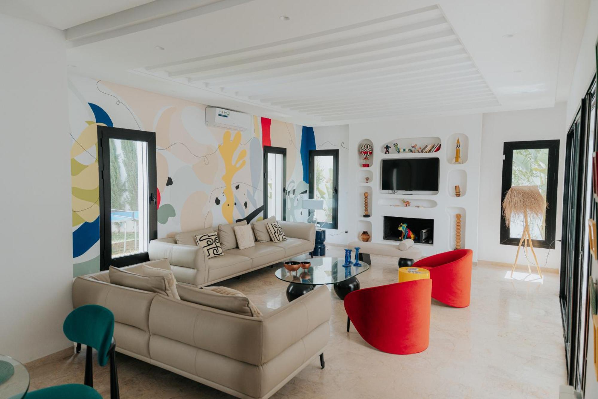 Villa Dar Lily-luxury & Design 4bdr With Pool In Hammamet-5mn To Beach, The Sindbad Hammamet